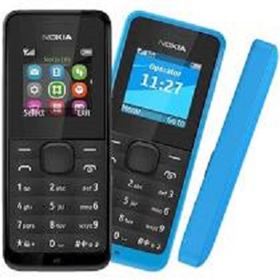 Điện thoại giá rẻ Nokia 105 Main zin - Pin trâu sóng khỏe kèm pin sạc mới