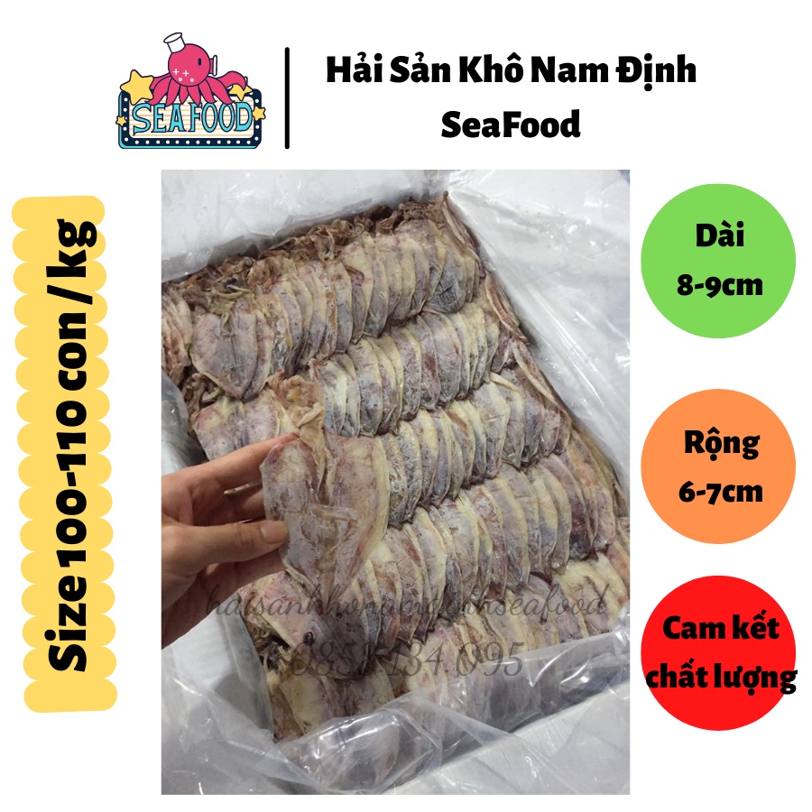Set 30 con mực khô mini SeaFood nhỏ ngon ngọt to khoảng 4 ngón tay