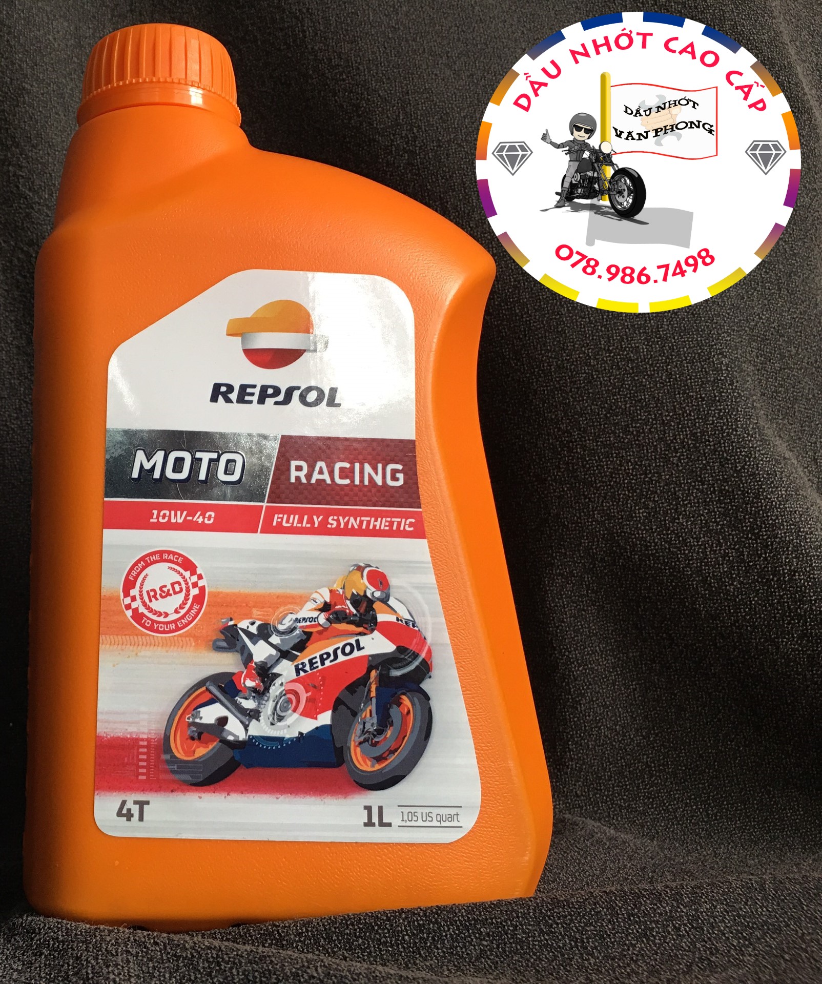 [HCM]Nhớt Repsol Moto Racing 10W40 1L 4T