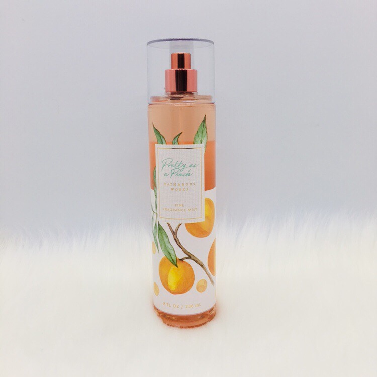 PRETTY AS A PEACH - Fullsize Xịt Thơm Toàn Thân Body Mist Bath & Body Works Usa