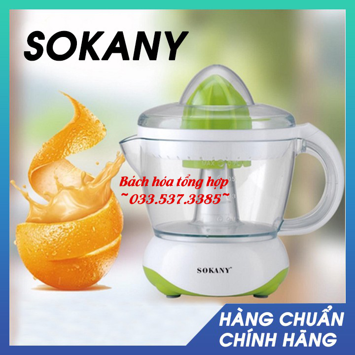 Máy vắt cam Sokany JD-601D, máy vắt cam bằng điện, máy vắt cam mini, máy vắt cam gia đình, máy vắt cam cao cấp.