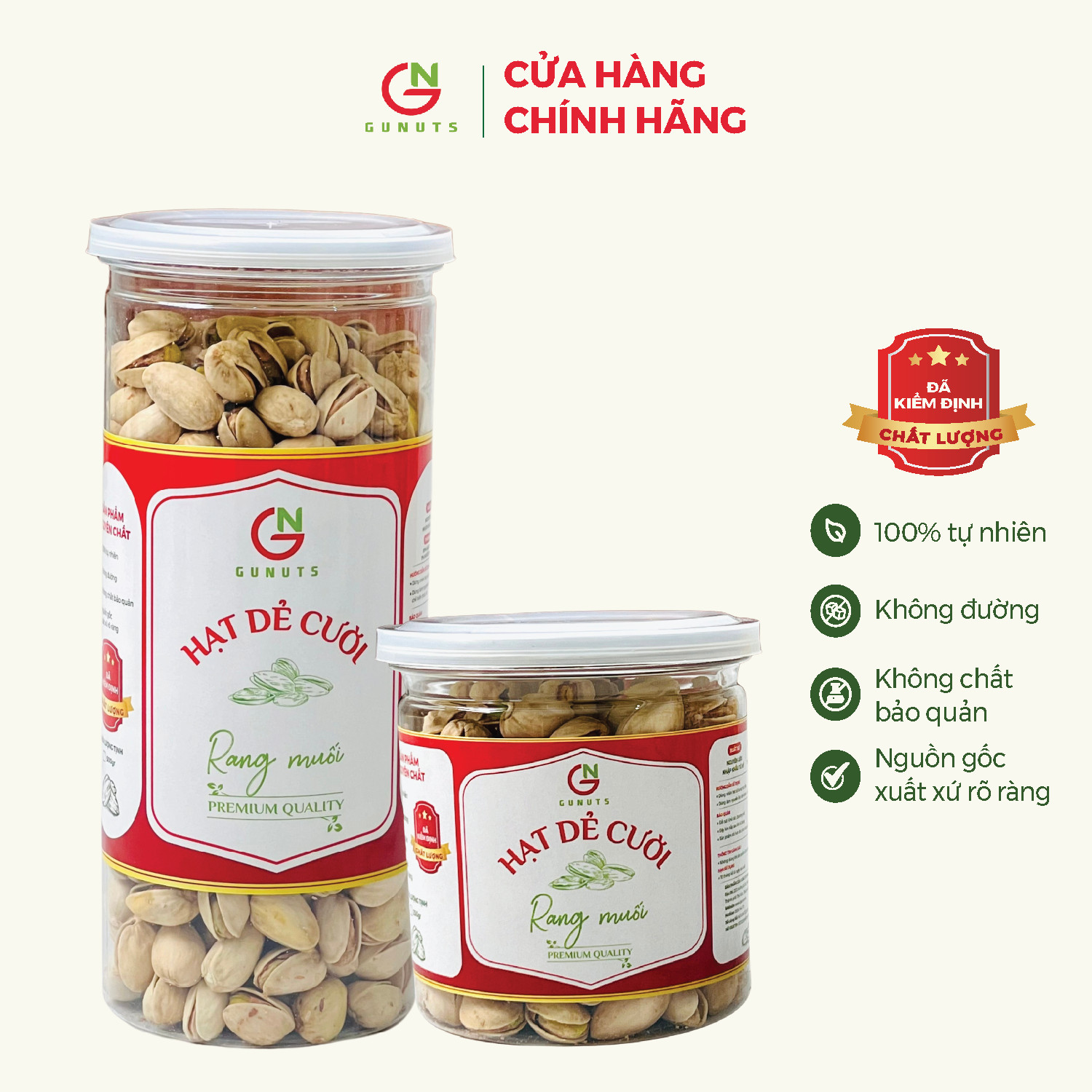 Hạt dẻ cười rang muối - hạt dẻ cười mỹ - hạt dẻ cười rang sẵn không tẩy trắng hàng chính hãng mỹ gunuts việt nam cải thiện sức khỏe tim mạch hộp 500gr