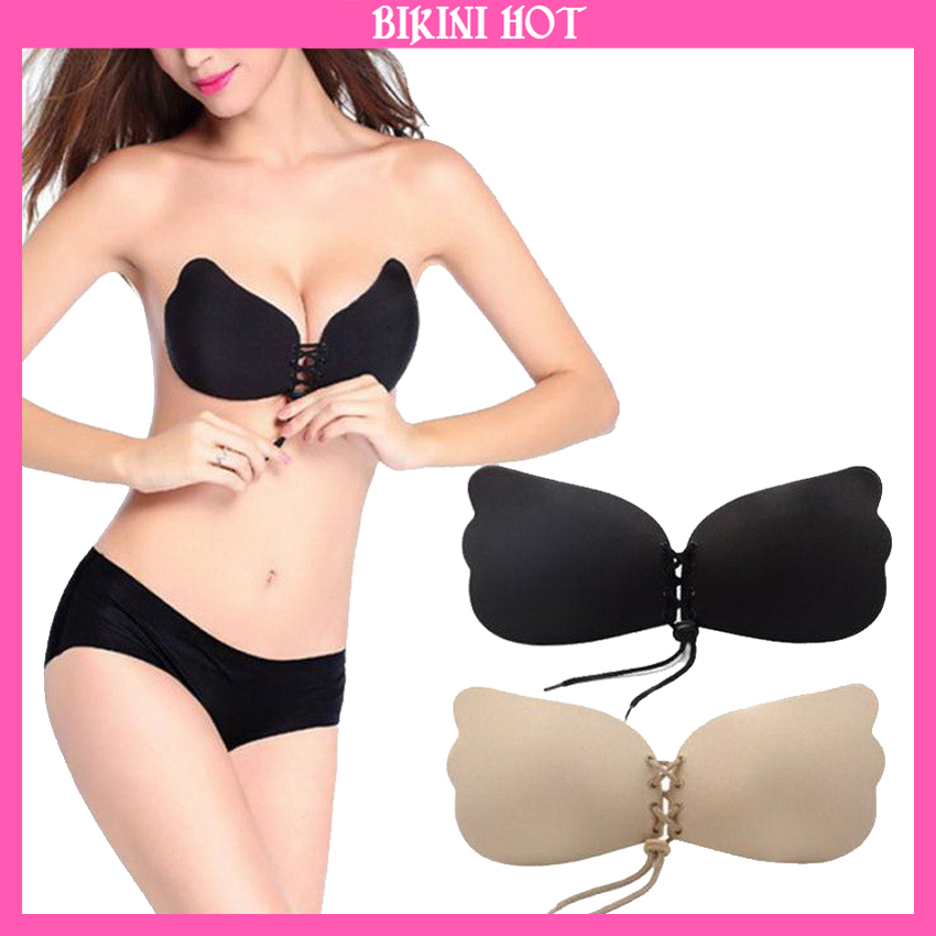 ÁO DÁN NGỰC - Áo Bra Dán Cánh Tiên Nâng Ngực Rất Đẹp CT1 BIKINI HOT