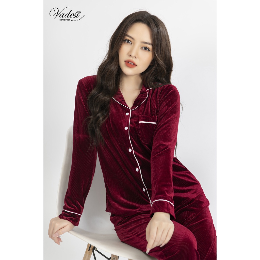 Bộ Pijama nhung thô LV