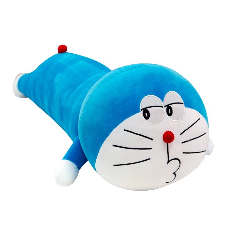 Gấu bông doremon gối ôm dài đầu to