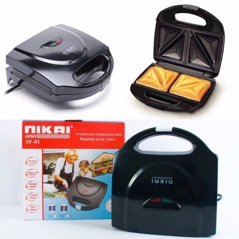 Máy Nướng Bánh Mỳ Sandwich Nikai-máy kẹp bánh mỳ