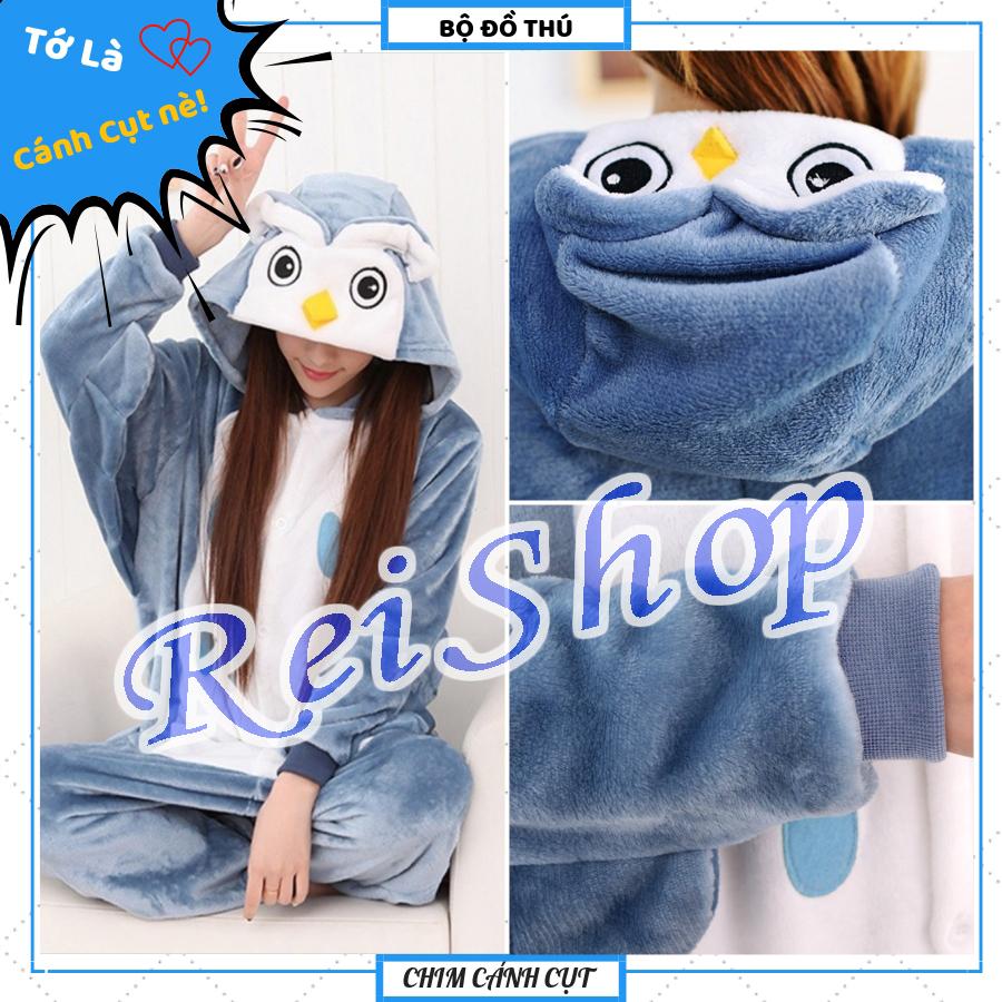 Bộ đồ hình thú chim cánh cụt size cho người lớn