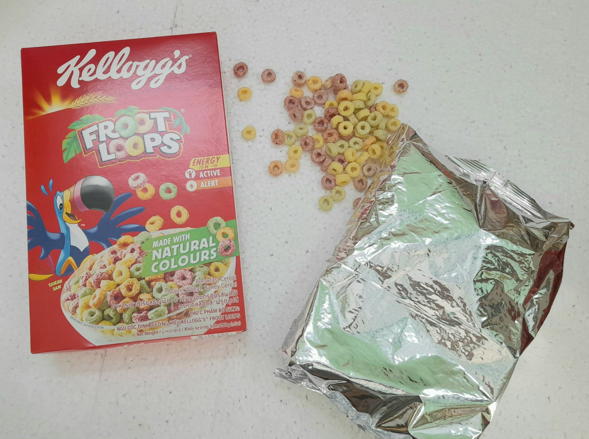 Ngũ cốc dinh dưỡng/ bánh ăn sáng kellogg's froot loops 285g