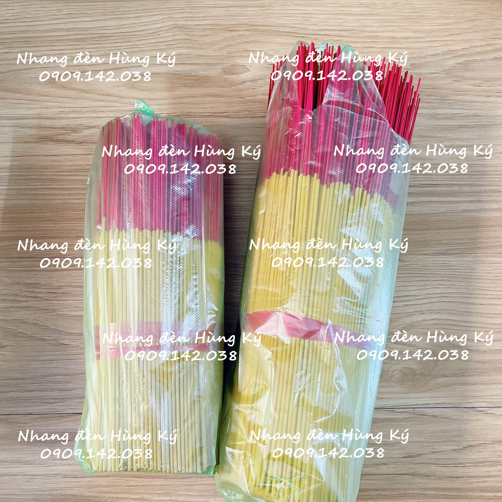 Nhang sạch không mùi ít khói 3 tấc khoảng 1000 cây