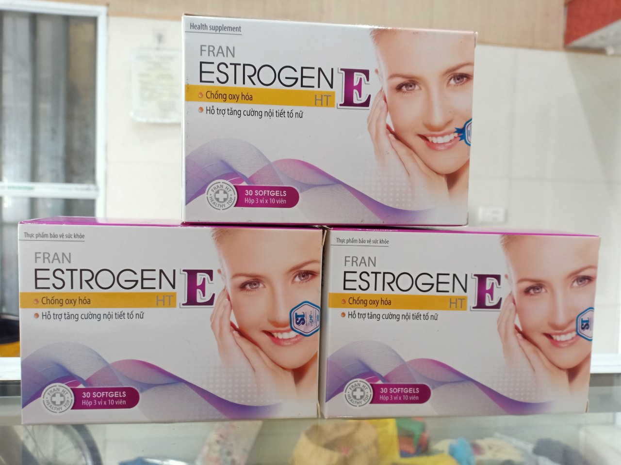 Viên uống cân bằng nội tiết, chống oxy hóa, giúp đẹp da ngăn ngừa lão hóa FRAN ESTROGEN E