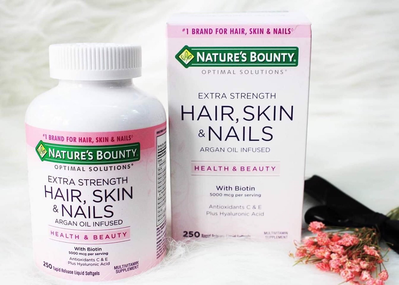 Vitamin Làm Đẹp Da, Tóc, Móng Hair Skin and Nails Natures Bounty 250v của Mỹ | Lazada.vn Vitamin Làm Đẹp Da, Tóc, Móng Hair Skin And Nails Natures Bounty 250V Của Mỹ | Lazada.Vn