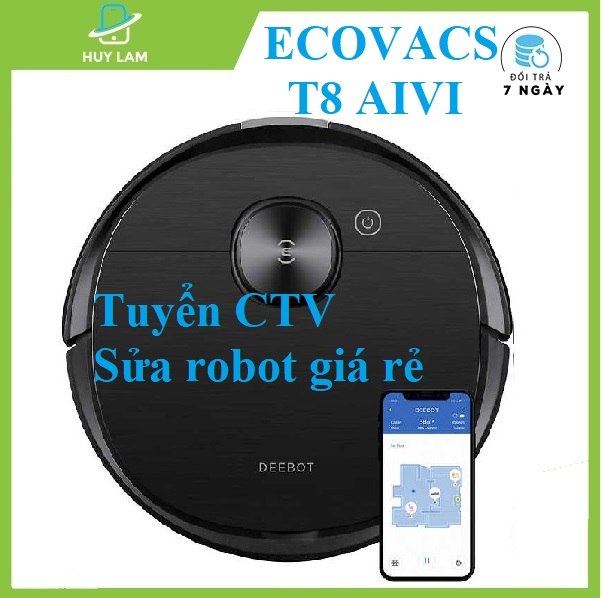 Robot hút bụi lau nhà Ecovacs Deebot T8 AIVI