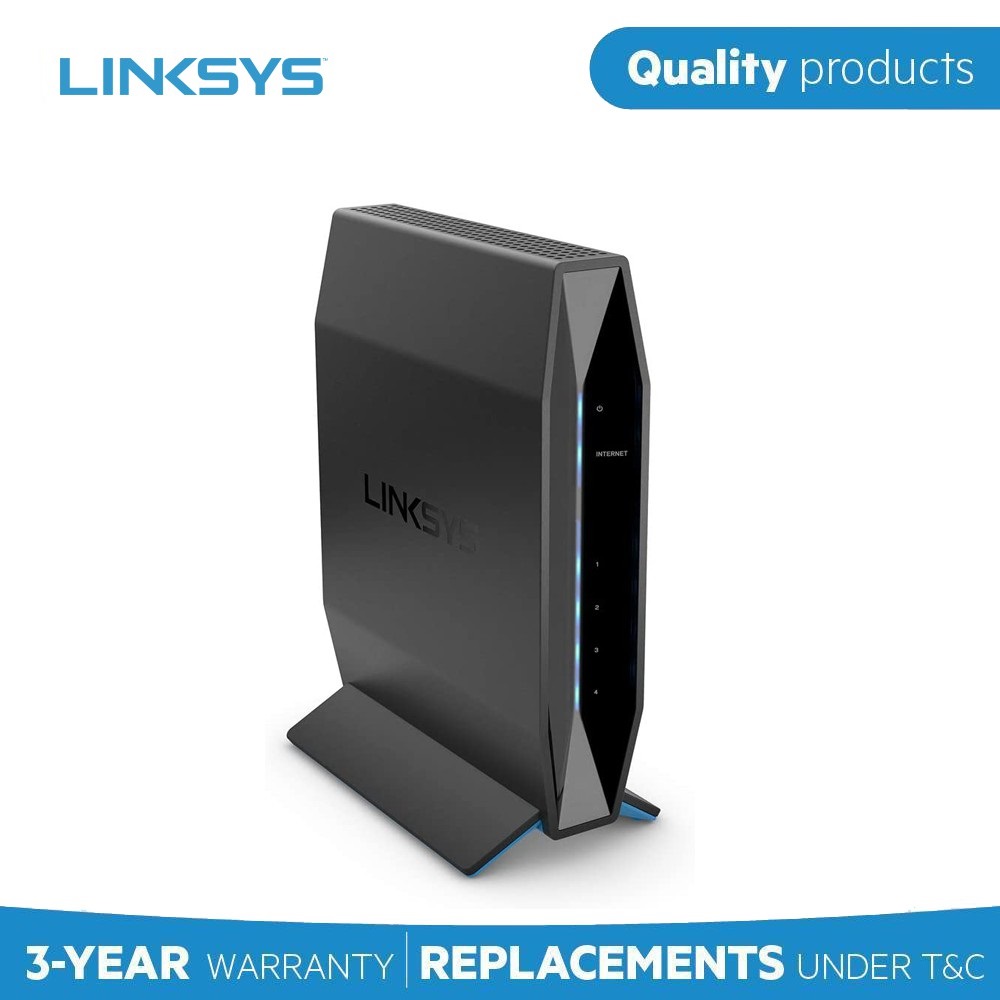 Router WiFi 2 Băng Tần Chuẩn AC1200 LINKSYS E5600, Hỗ trợ EasyMesh - Hãng Phân Phối Chính Thức
