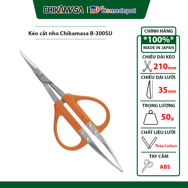 Kéo cắt nho Chikamasa B-300SU