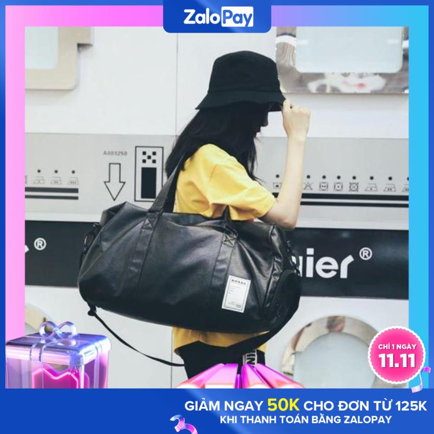 TÚI XÁCH DU LỊCH DA CỠ LỚN BOBAG CAO CẤP CÓ NGĂN ĐỰNG GIÀY RIÊNG, CHẤT DA CHỐNG THẤM NƯỚC ,TÚI ĐEO CHÉO