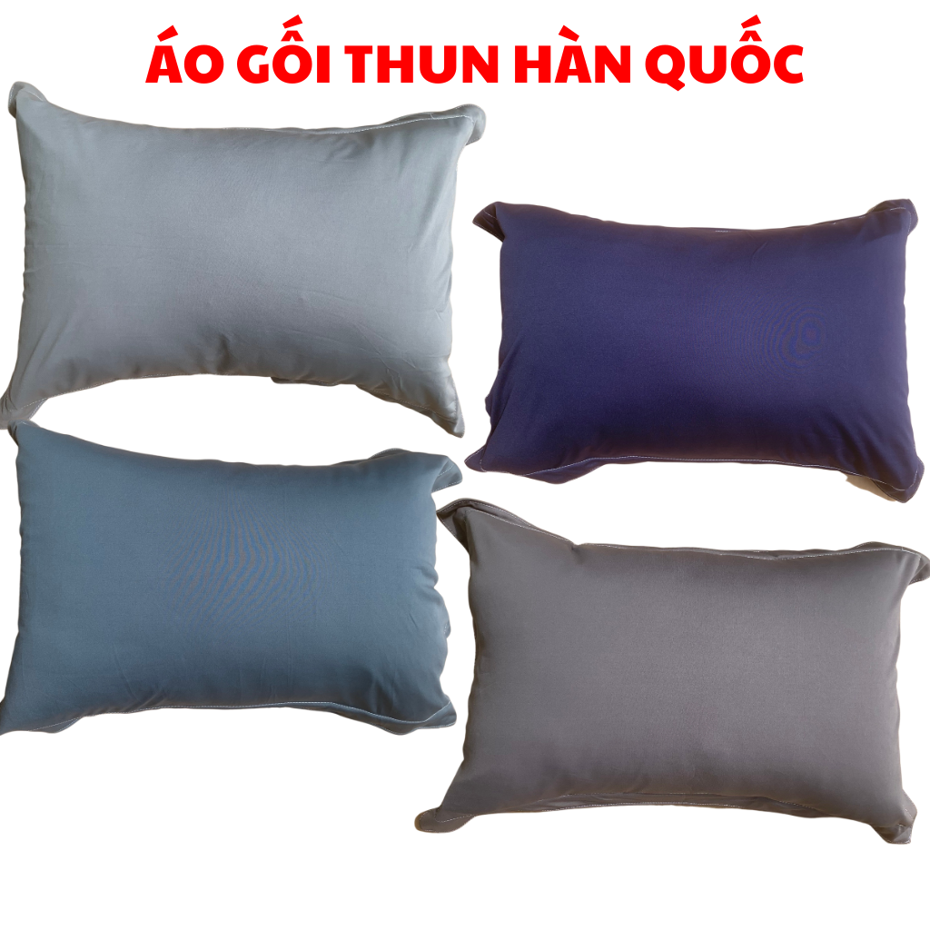 Áo gối thun lạnh hàn quốc size 40 x 60, 45 x 65, 50 x 70cm