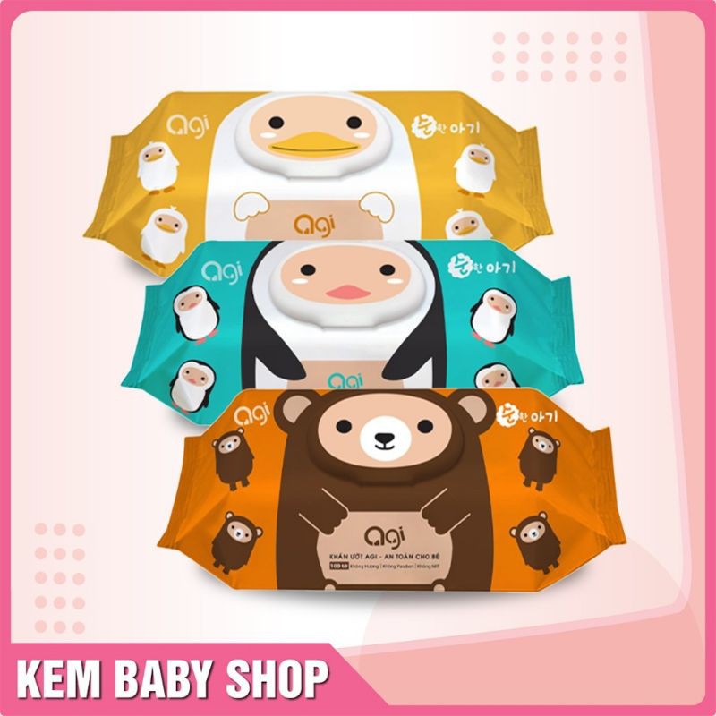 Khăn giấy ướt Agi không mùi 100 tờ nhiều hình, sản phẩm đa dạng về, chất lượng tốt, cam kết hàng nhận được giống với mô tả