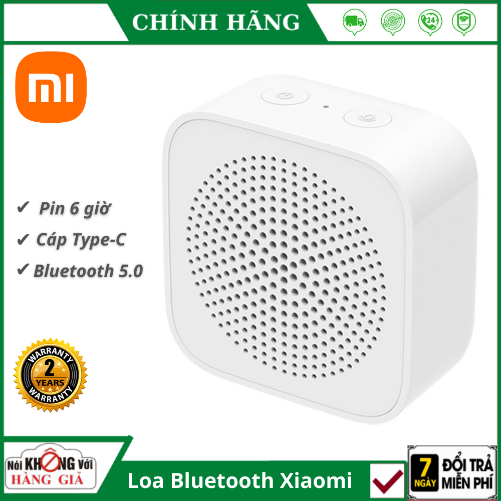 Loa Xiaomi bluetooth bỏ túi mini compact 2 - có micro - pin bền - Chân type-C cao cấp , bỏ túi mang theo tiện lợi , âm thanh sống động - Loa bluetooth mini bỏ túi , Loa xiaomi bluetooth mini