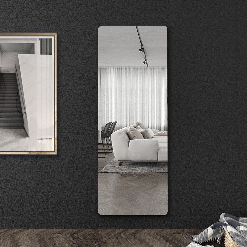 Gương Soi Toàn Thân - Gương Dán Tường Chống Vỡ Gương Kính Nguyên Khối Dán Tủ Cửa Nhà Tắm Cao Cấp Size 30x100cm