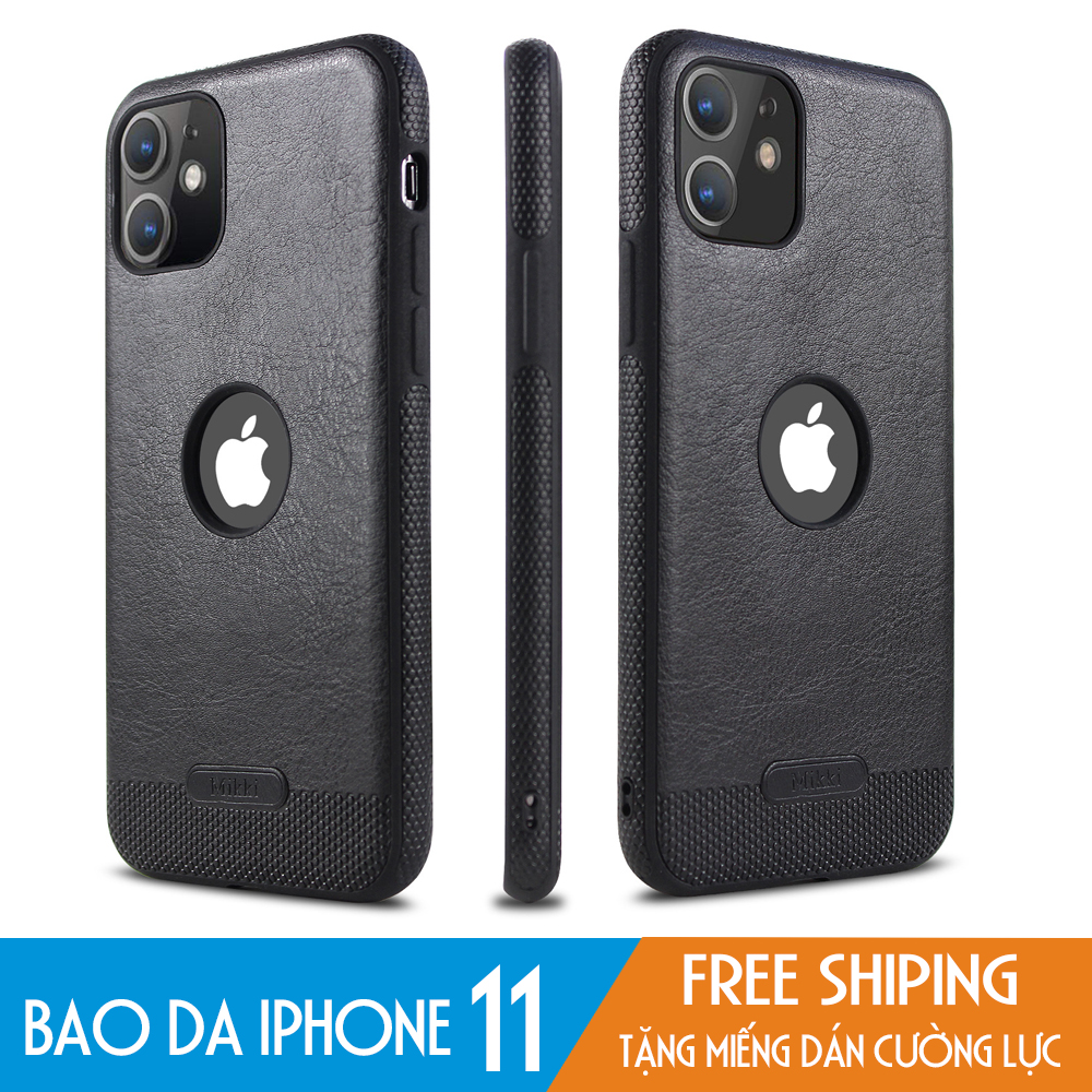 Ốp lưng iPhone 11, 11Pro, 11Pro Max hiện logo mặt lưng cao cấp