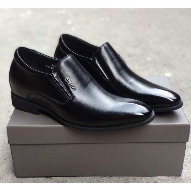 [Uy tín-BH 2 năm] Giày nam tăng chiều cao tăng tới 7 cm đế độn trong không lộ, giày tây nam tăng chiều cao được làm tỉ mỉ tại xưởng giaydep8899 giày chất lượng, giá sỉ bằng lẻ