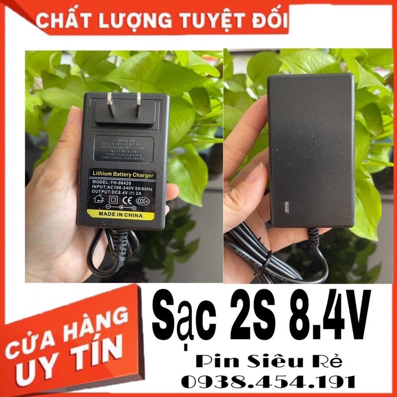 Sạc 2s: 8.4v- 2a