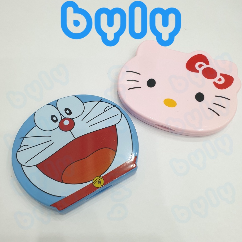 Gương cầm tay mini nhỏ gọn doreamon kitty 1046 - 1054 - byly store
