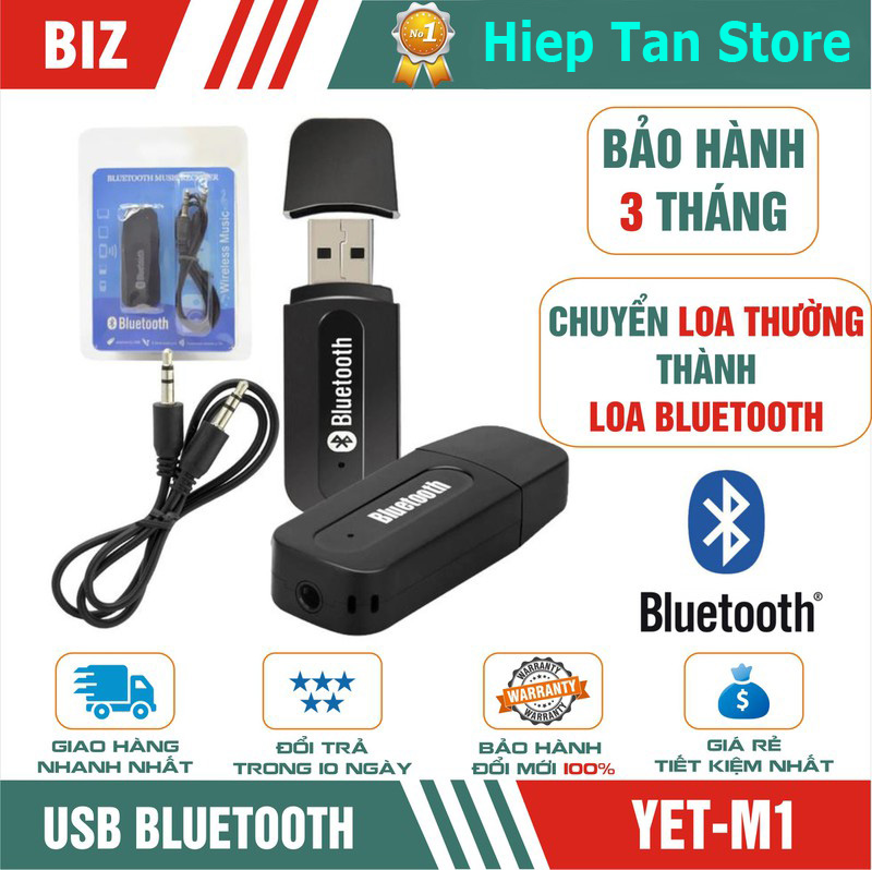 Usb bluetooth bt 163 giá rẻ biến loa thường thành loa bluetooth thích hợp sài với amply loa vi tính
