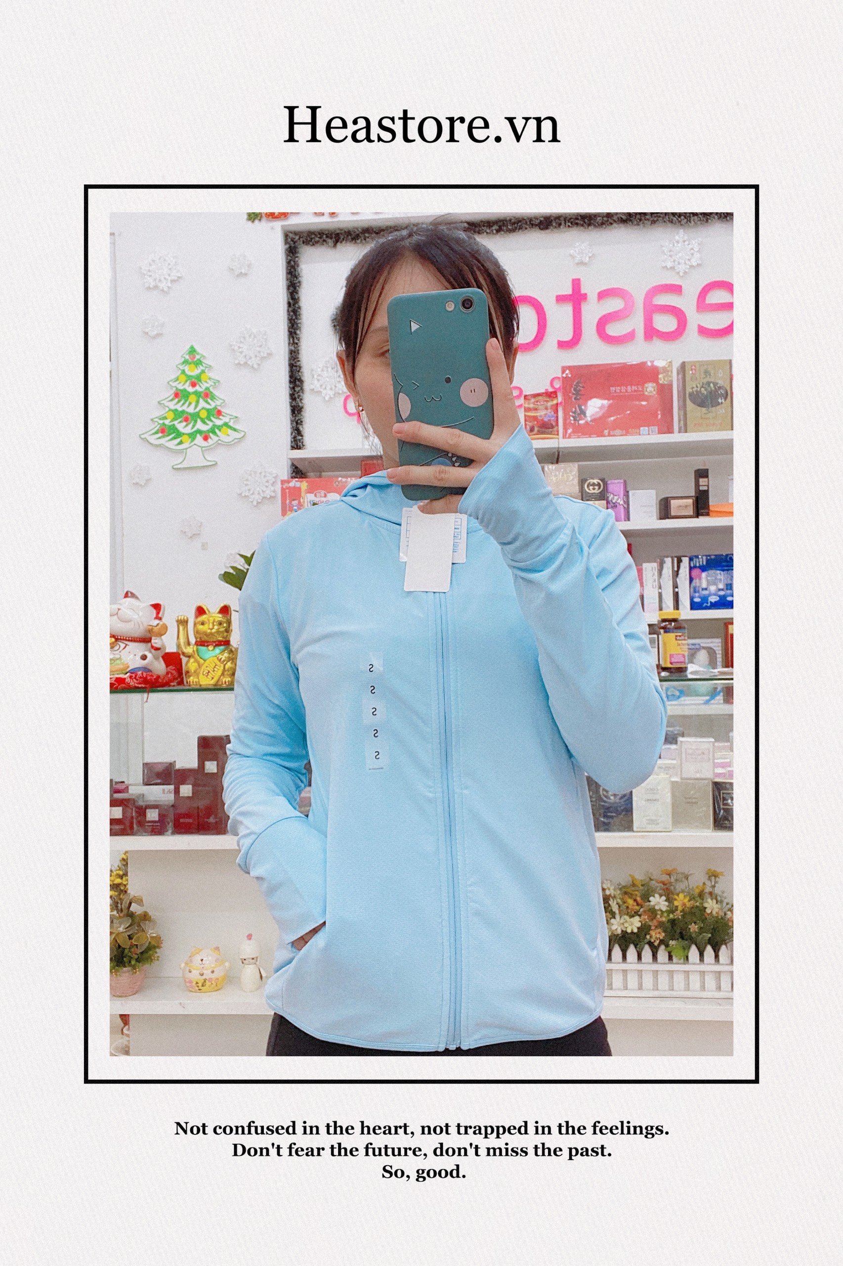 ÁO CHỐNG NẮNG THUN LẠNH UNIQLO 2020 NHẬT BẢN - 61 BLUE
