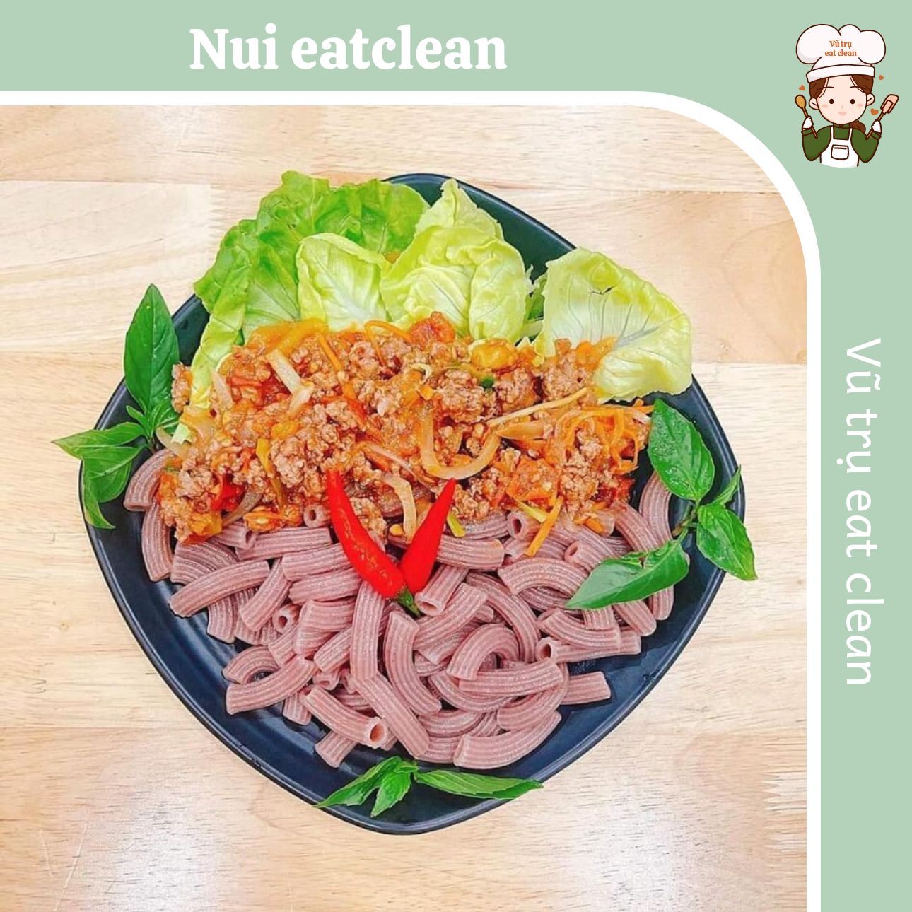 Nui gạo lứt nui khoai lang nui chùm ngây eatclean eat clean túi 500gr