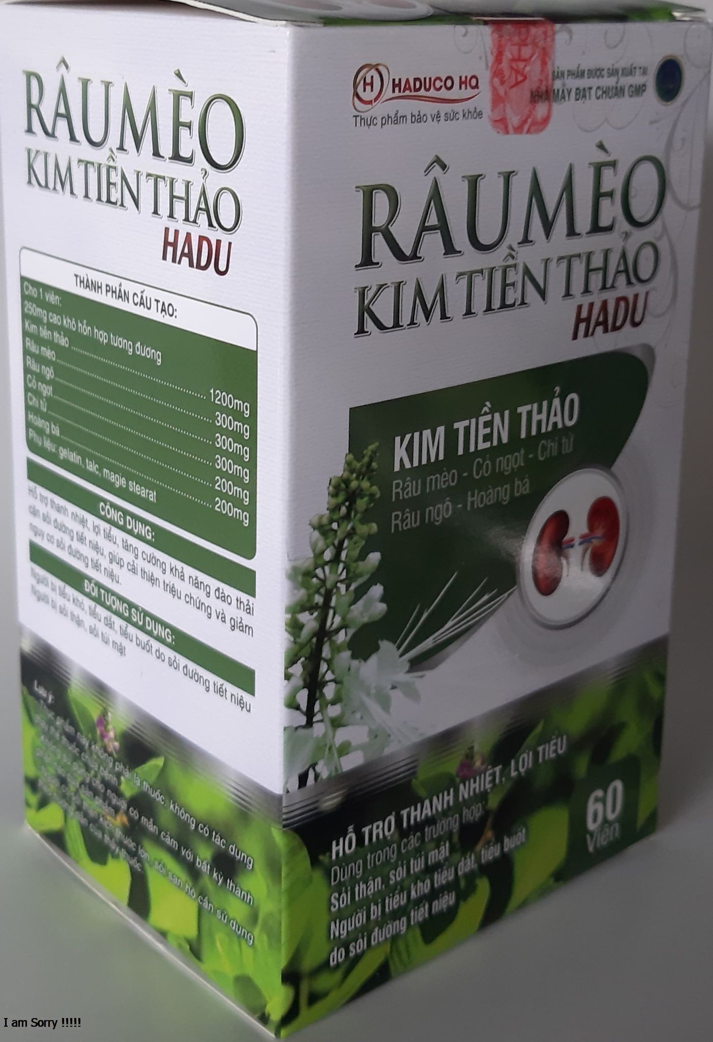 KIM TIỀN THẢO ( Râu Mèo, Cỏ ngọt, Chi tử, Râu ngô, Hoàng bá ) Hổ tợ thanh nhiệt, lợi tiểu dùng trong các trường hợp Sỏi Thận, Sỏi Túi Mật, Người bị tiểu gắt, tiểu buốt do sỏi đường tiết niệu