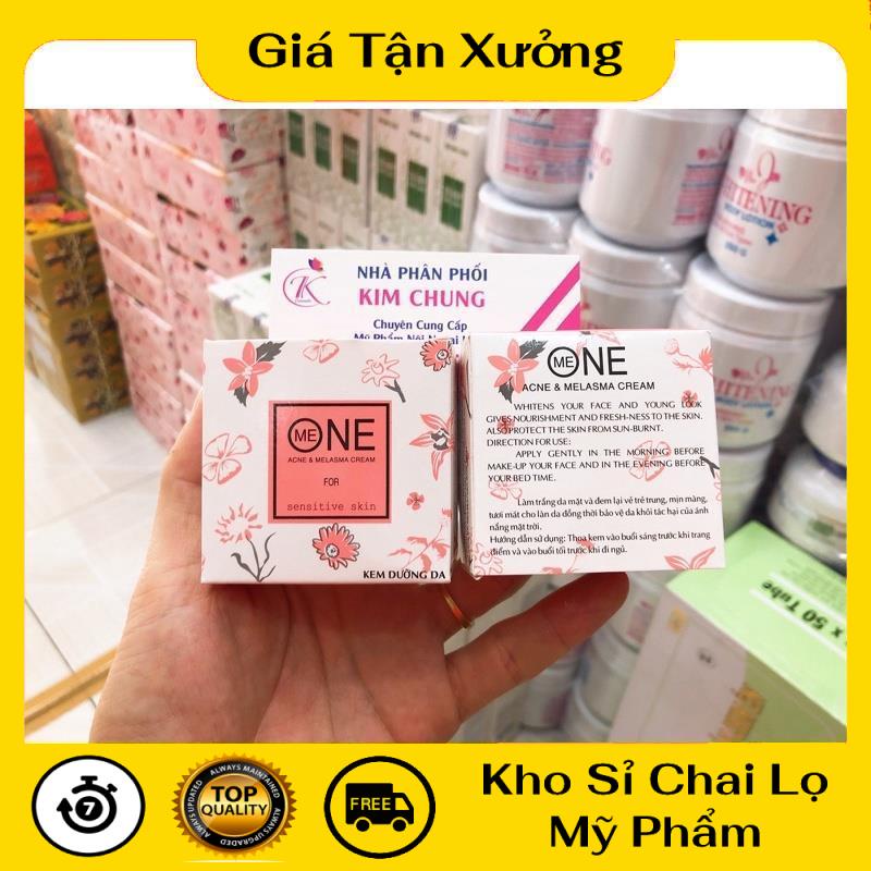 Kem dưỡng da ❤ trùm sỉ ❤ hộp lẻ ❤ kem me one 4,5g , nguyên liệu, g thức làm kem trộn trắng da body