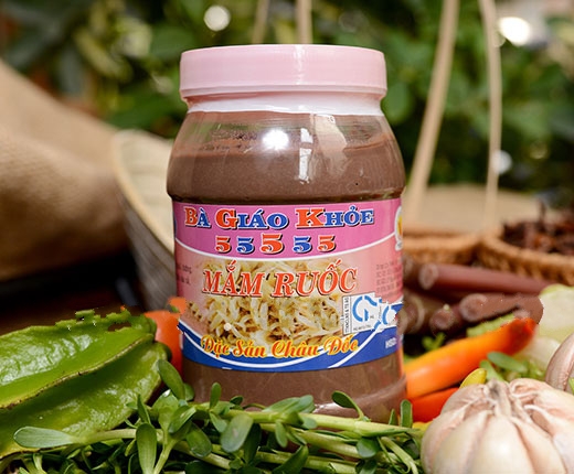 [HCM]Mắm ruốc Bà Giáo Khỏe 5555 hủ 500gr đặc sản Châu Đốc Không sử dụng hóa chất phẩm màu độc hại
