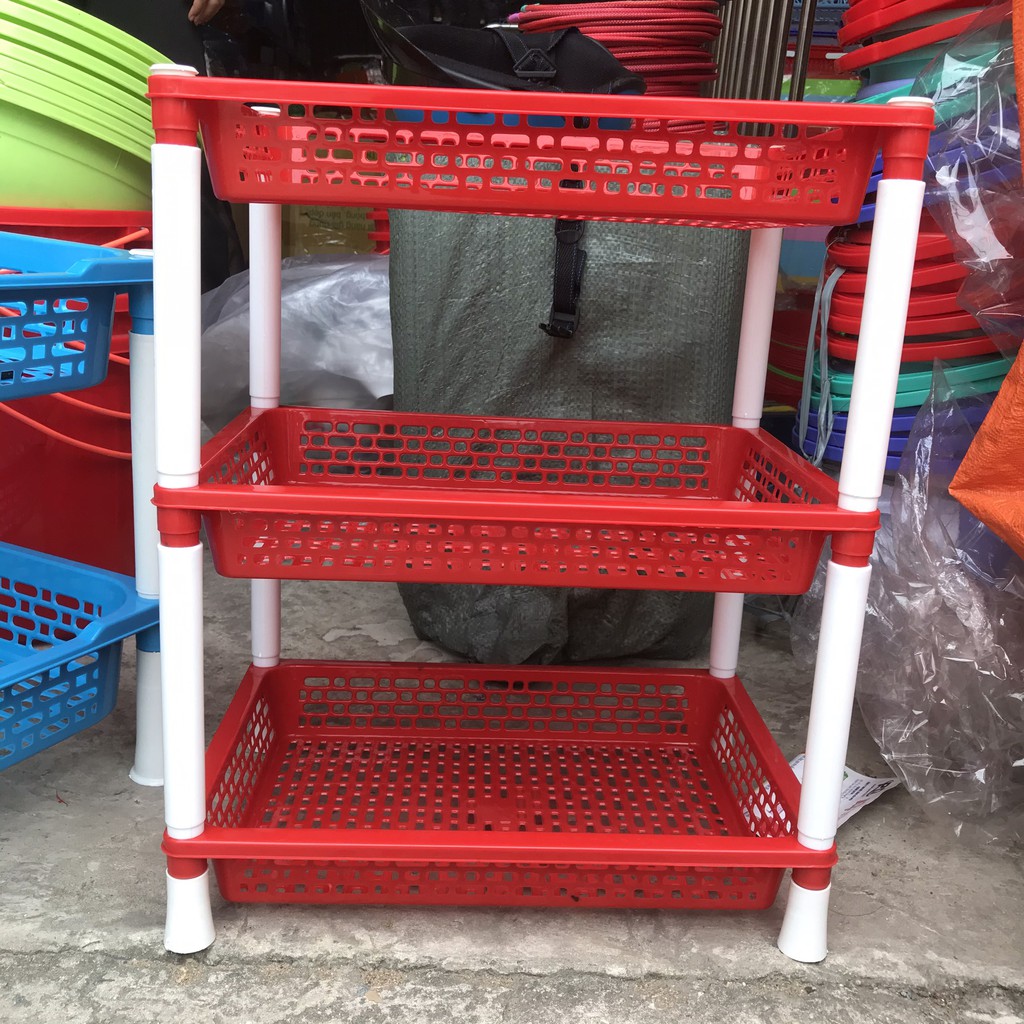 Kệ chén, kệ chén ly nhỏ 3 tầng tiện lợi - kệ chén nhựa 2 tầng 3 tầng