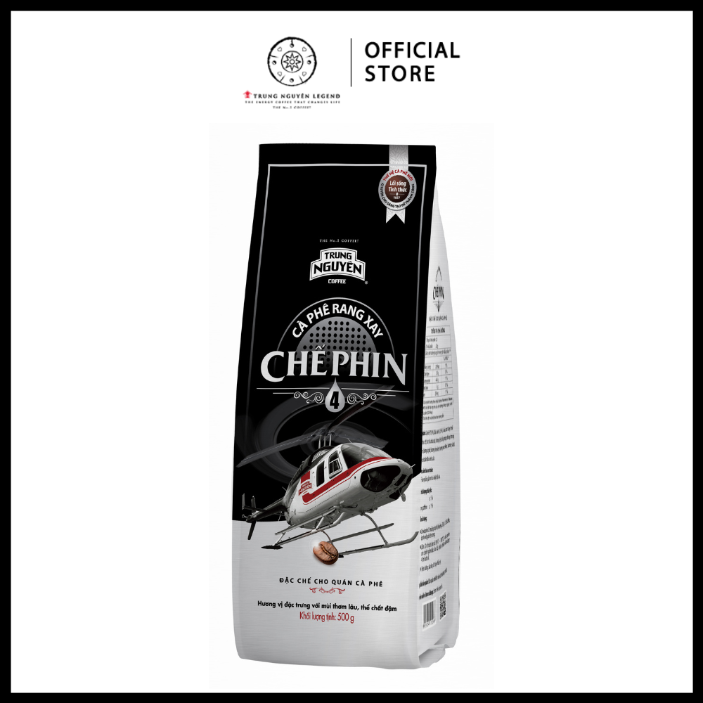 Trung Nguyên Legend - Cà phê rang xay Chế phin 4 - Bịch 500gr