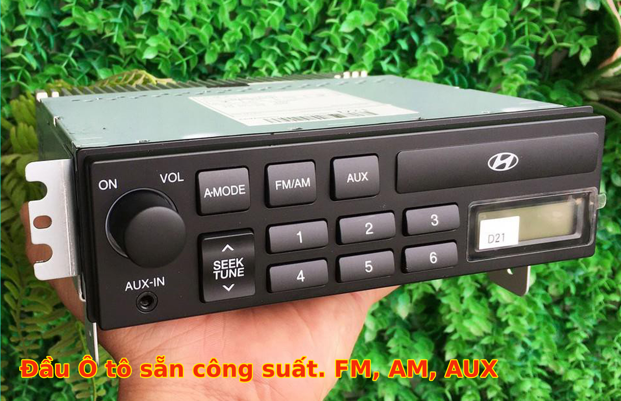 Đài oto Huyndai, Đài Phát Nhạc Oto,Bộ Phát Nhạc Bluetooth/FM/AM/AUX Trên Xe Oto Huyndai Chính Hãng