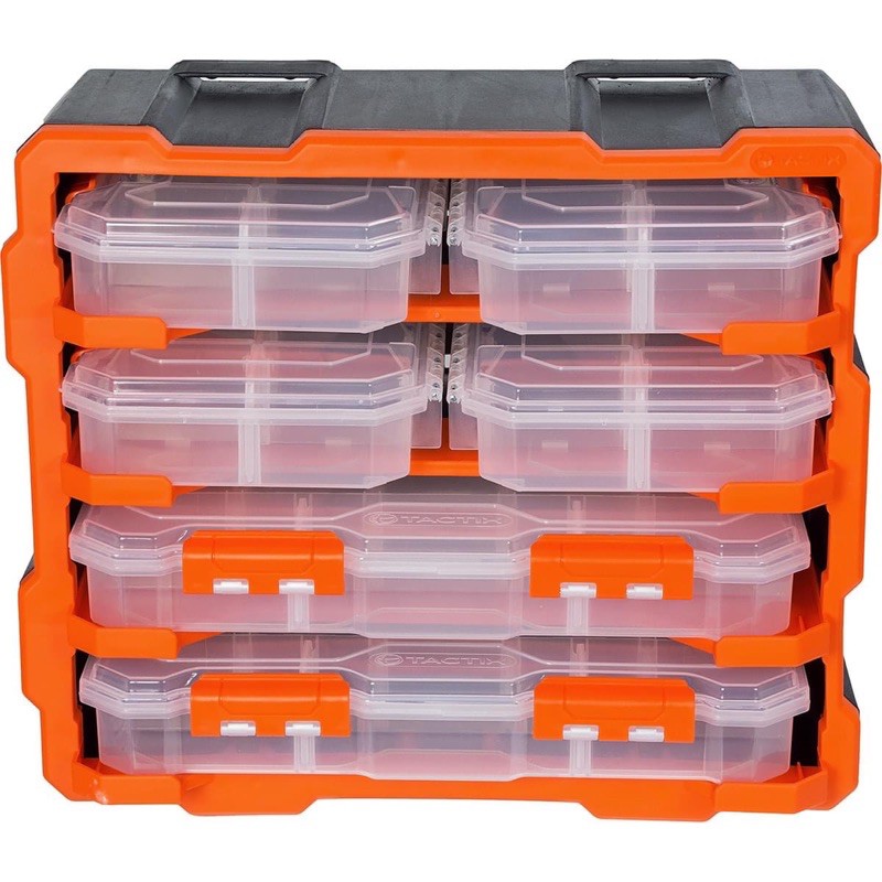 Tủ đựng linh kiện 4 tầng tactix 320670 tủ đựng linh kiện điện tử tủ đựng ốc vít tủ đựng lego