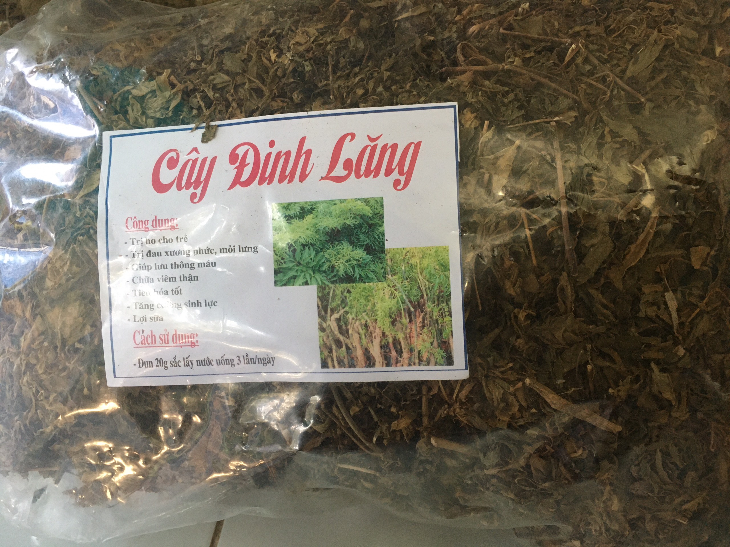 Lá Đinh lăng khô 1 kg Lợi sữa sau sinh