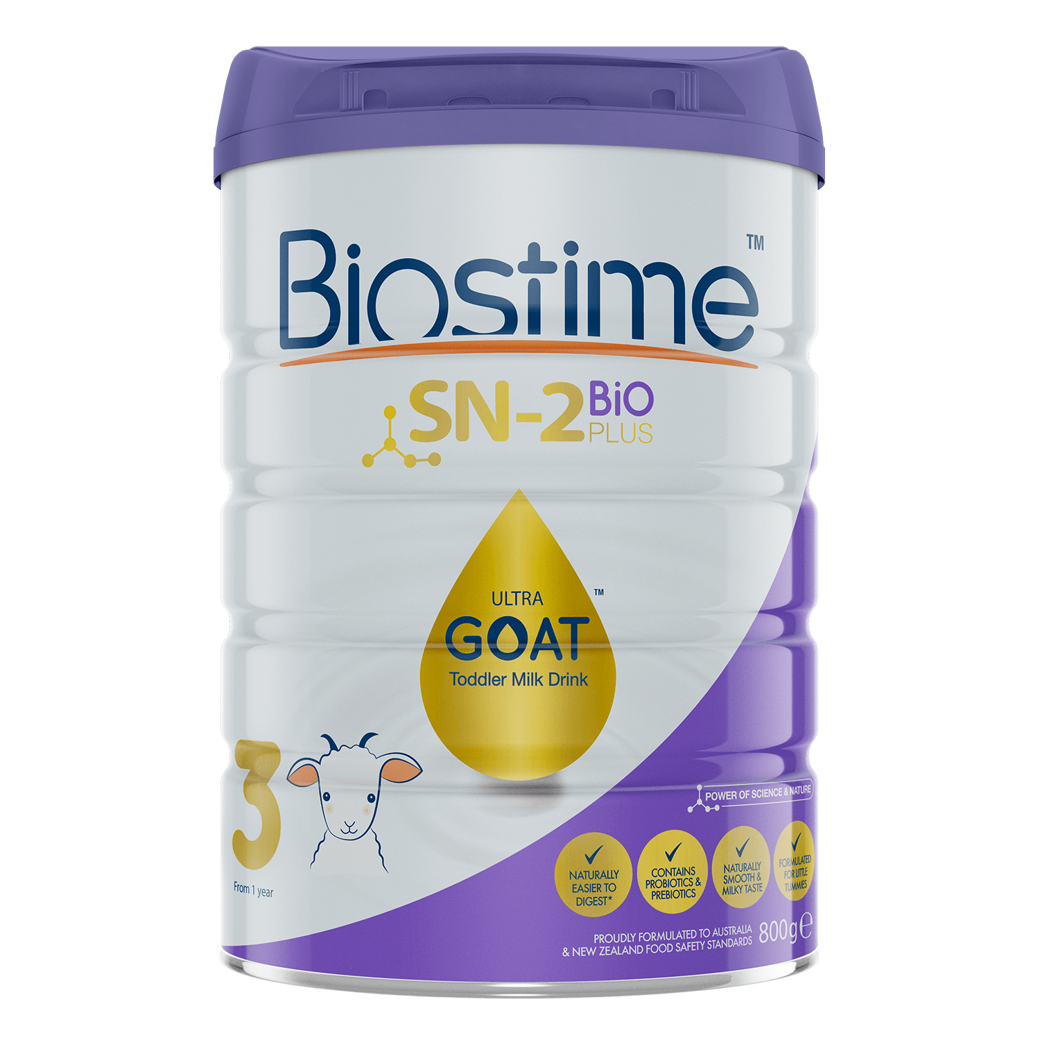 Sữa dinh dưỡng công thức Biostime SN-2 Bio Plus Utral Goat số 03 800g 1-3