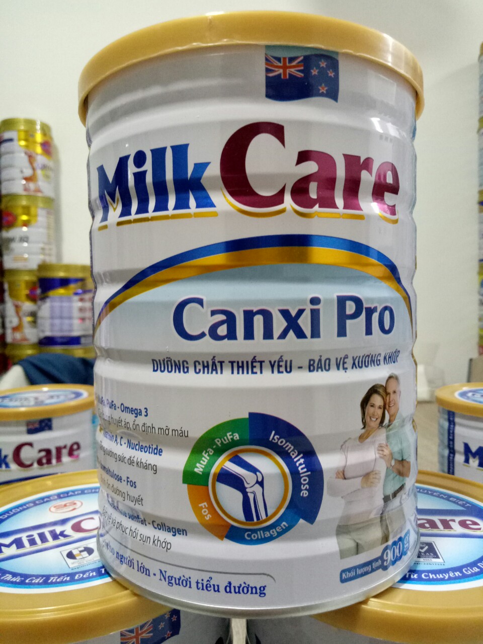 Sữa bột Milkcare Canxi Pro 900g Dành cho người lớn, người tiểu đường