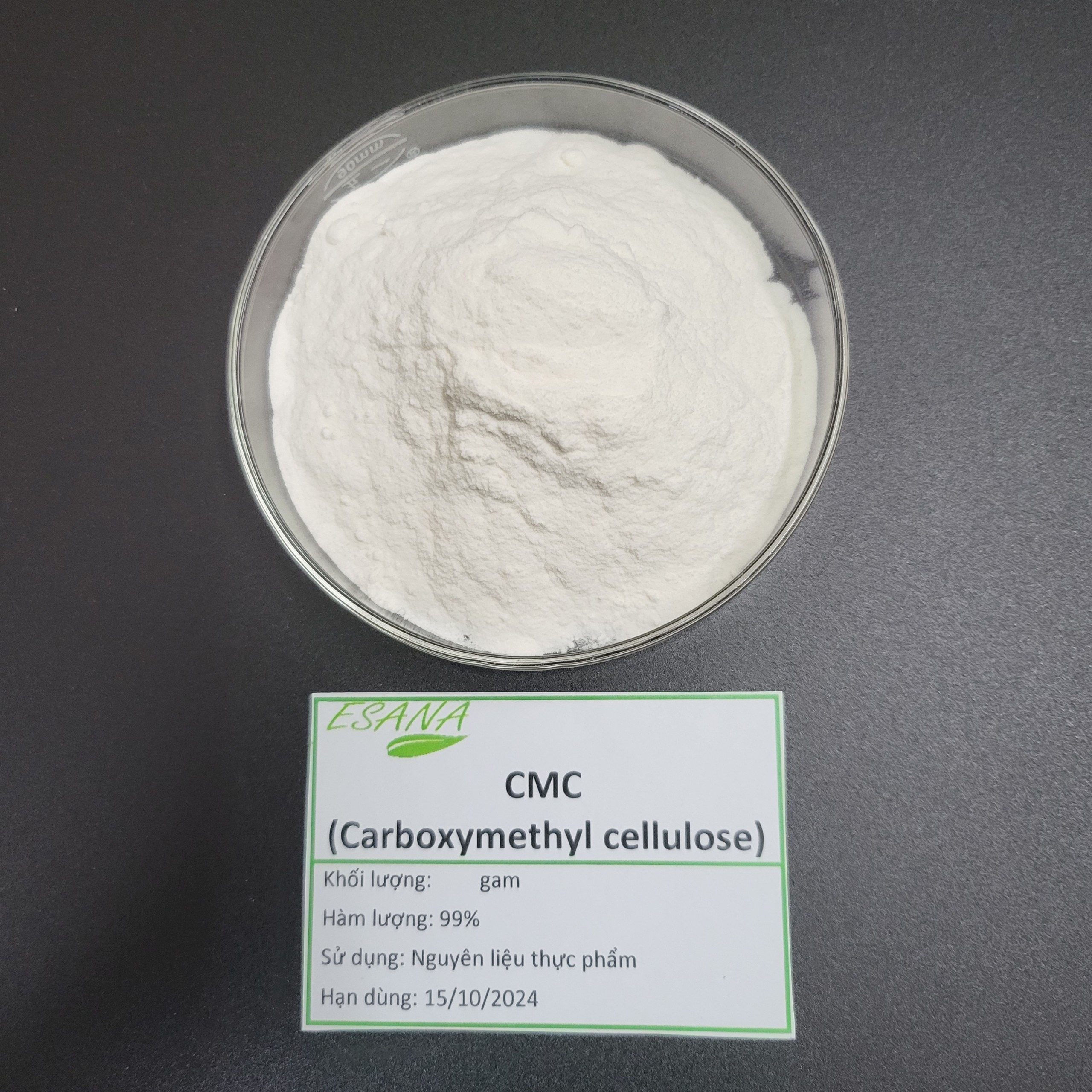 50g-200g Chất bột kết dính CMC Carboxymethyl Cellulose dùng trong thực