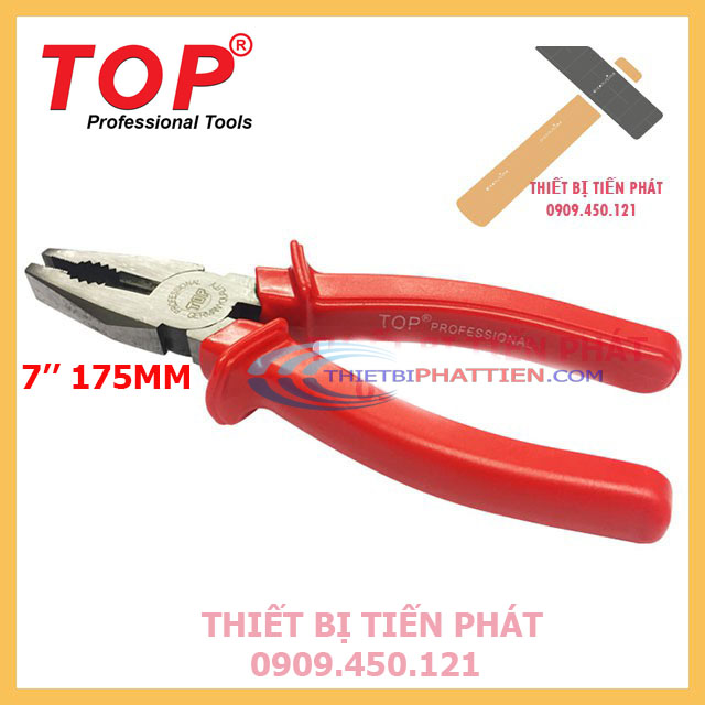 Kềm, kìm điện top cao cấp cán đỏ 6'' , 7'' , 8'' mã tp-4003