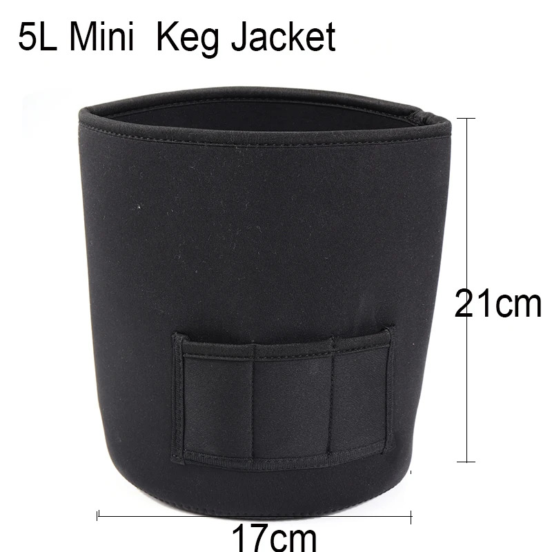 Neoprene Parka keg Áo khoác cho 2L 5l bia keg, giữ bia mát, nhà bia sản xuất bia