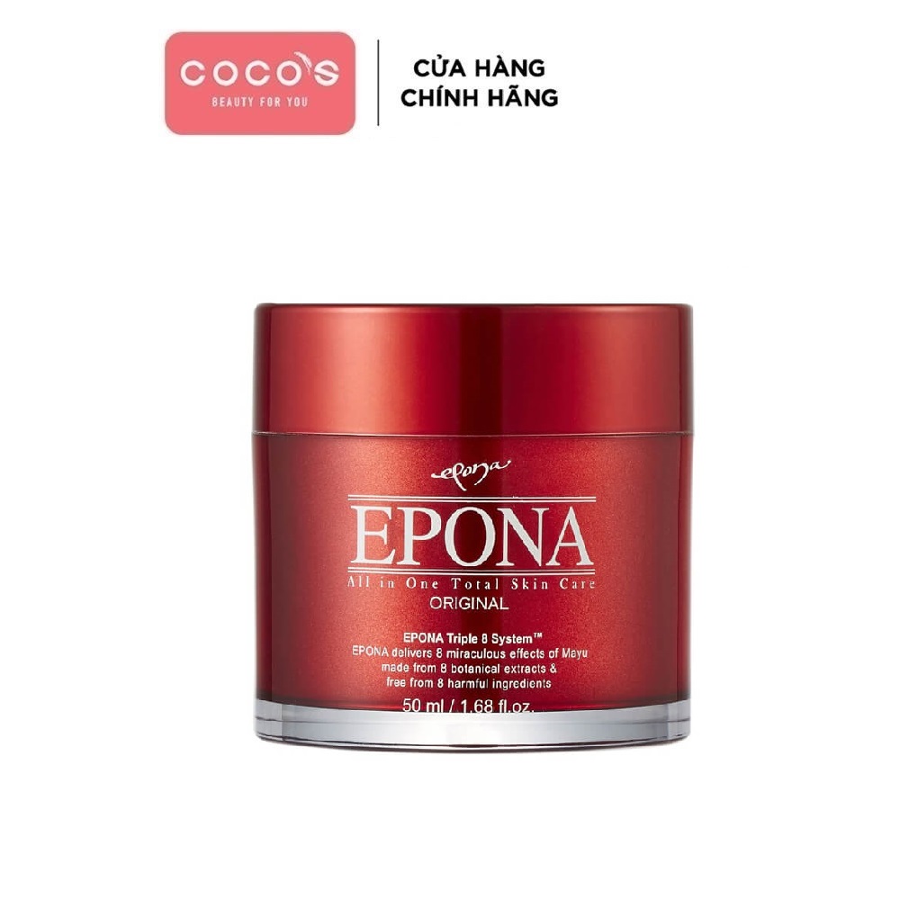 Kem Dưỡng Epona Dầu Ngựa Làm Sáng Da, Ngừa Lão Hóa 50ml All-In-One Total Skin Care Intensive
