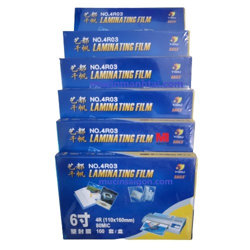 Màng ép plastic khổ 13x18 - 80 mic - giấy ép plastic 13*18 - 80 mic