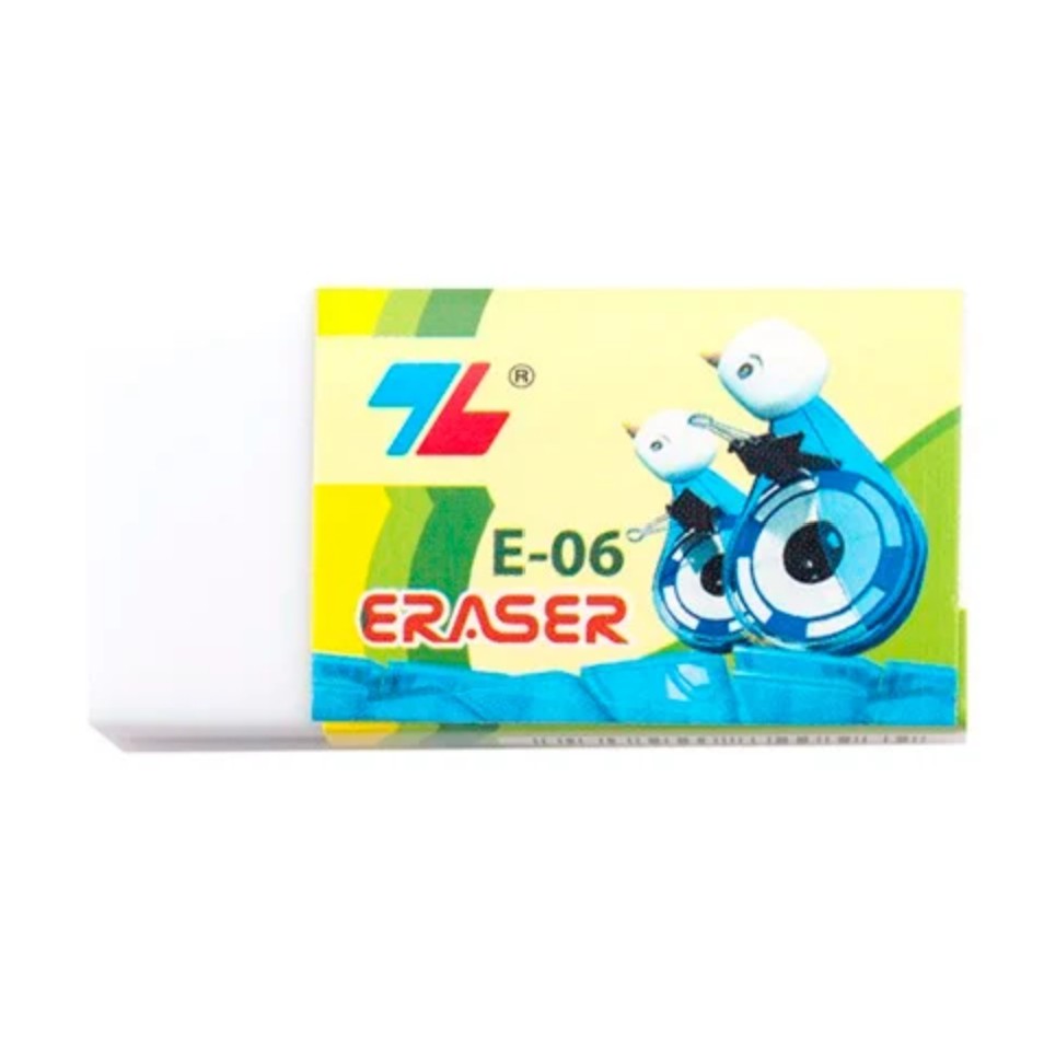 Gôm Thiên Long E-06 cam kết hàng đúng mô tả chất lượng đảm bảo không chứa hóa chất độc hại an toàn cho trẻ em
