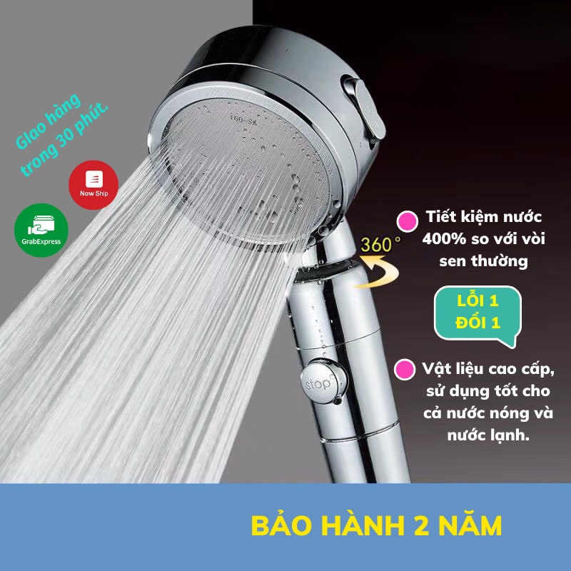 Vòi hoa sen vòi sen tăng áp lực nước mạnh tiết kiệm nước bách hóa toki