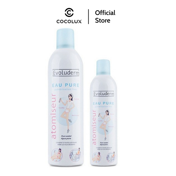 Xịt khoáng evoluderm pháp 150ml - ct cocolux