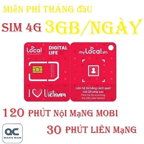 FREESHIP - CHƯA KÍCH HOẠT. Sim 4G mobifone 90GB 120 phút nội mạng 30 phút liên mạng miễn phí tháng đầu