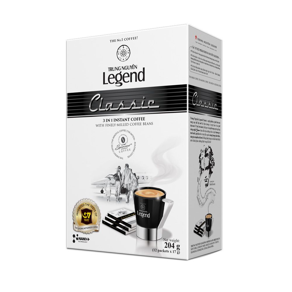 [HCM]Cà phê Trung Nguyên Legend Classic hộp 12g X 17gr
